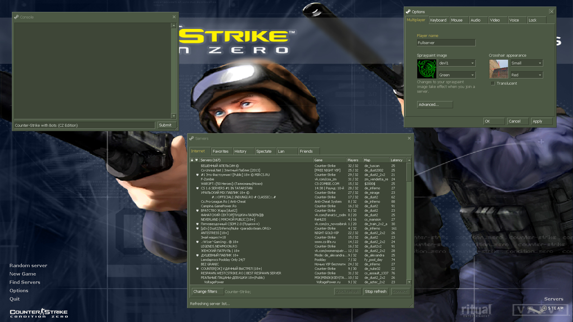 Download Counter-Strike 1.6 with bots